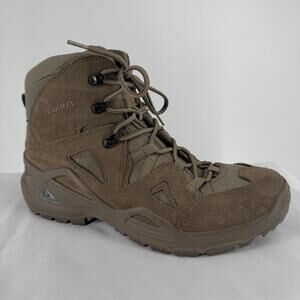 Lowa boots mens 11 tan zephyr gtx mid TF tactical water resistant gore tex